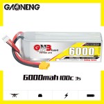 GNB GAONENG 3S 6000 mAh 11.1V 100C 200C XT60 LiPo-Akku mit hoher Entladung Drohne Hubschrauber RC-Autoboot Lkw Schleppwagen Schlepptank